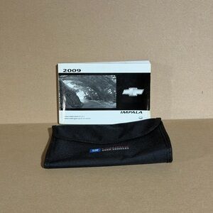 2009 Chevrolet Impala Owner’s Manual w/ Black Velcro Case OEM GM